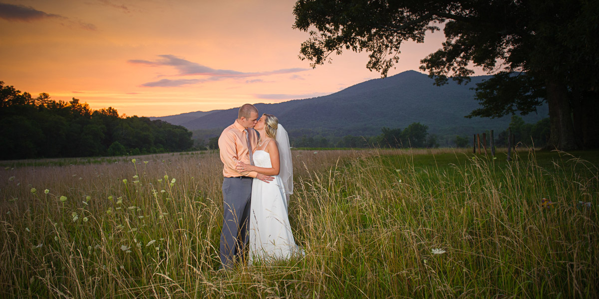 Cades Cove elopements at LeQuire Field