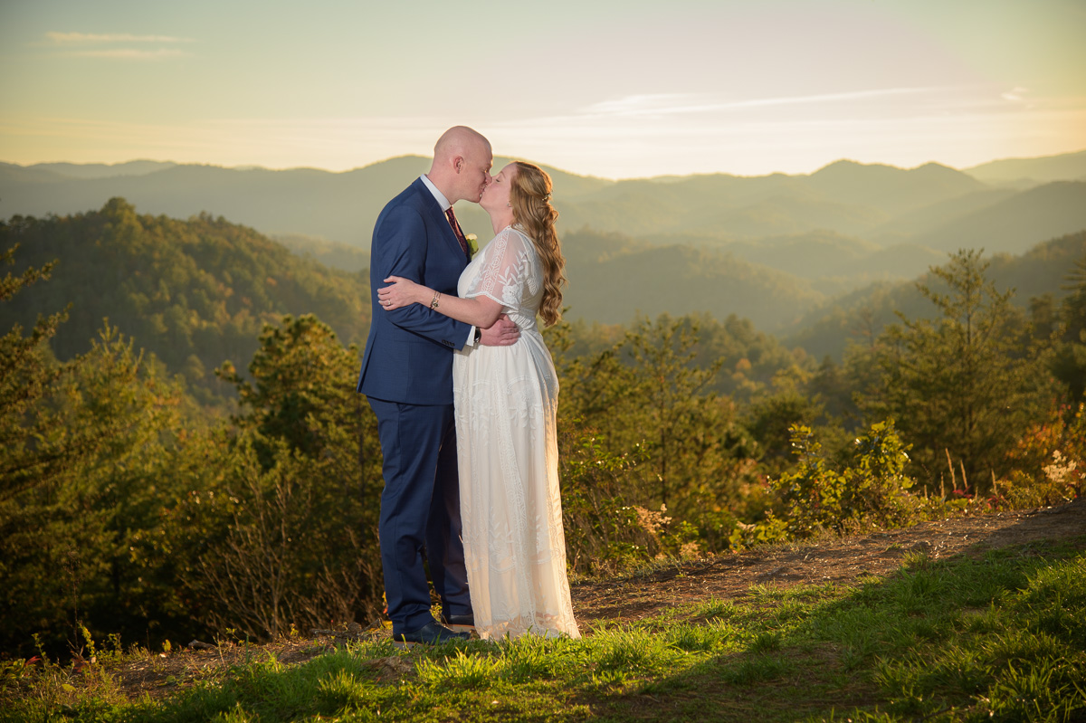 Foothills parkway elopement wedding