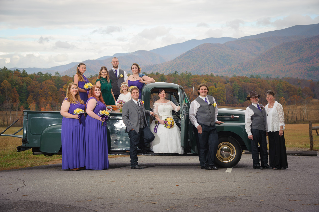 Cades Cove Wedding Packages in the Smoky Mountians