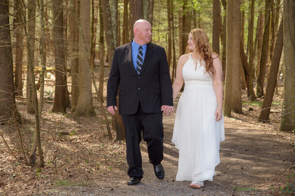 Smoky Mountain overlook elopement