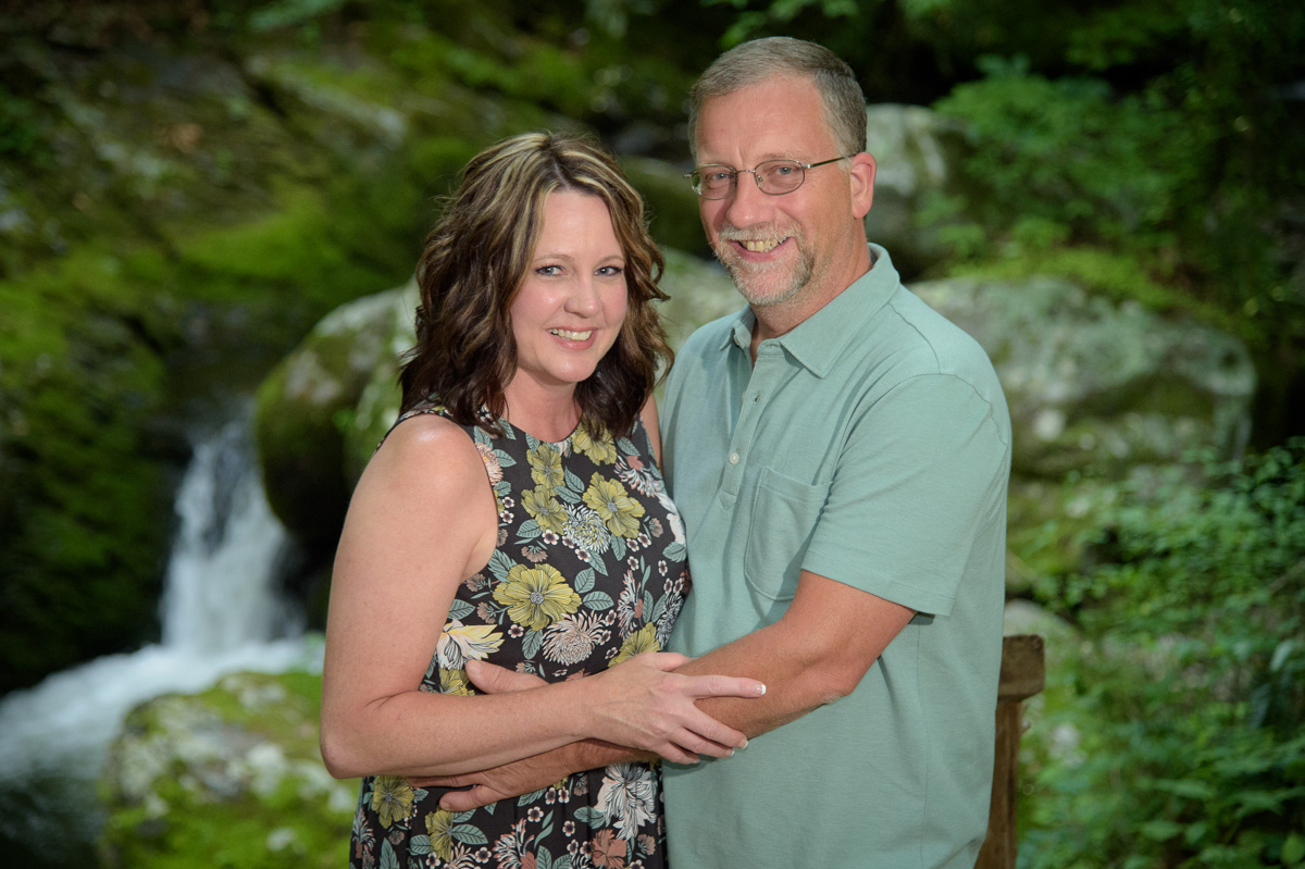 Wedding ceremony in Gatlinburg, Tennessee