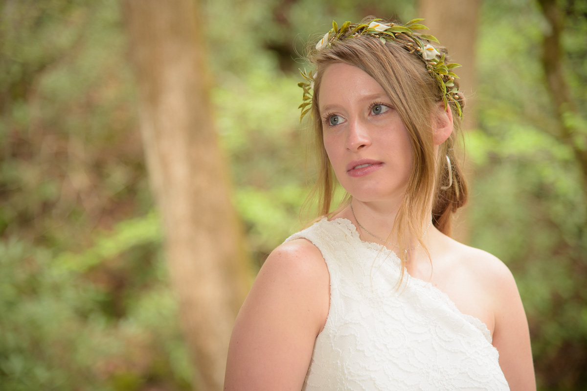 Wedding ceremony in Gatlinburg, Tennessee