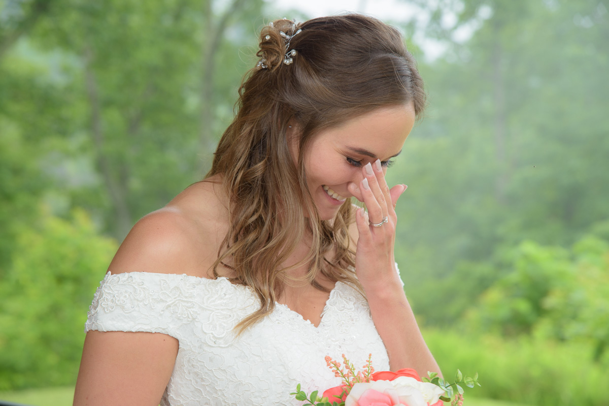 Wedding ceremony in Gatlinburg, Tennessee