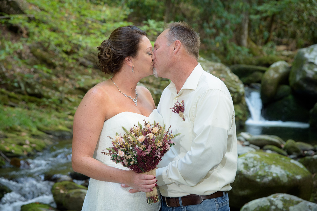 Smoky Mountain elopement at elys mill