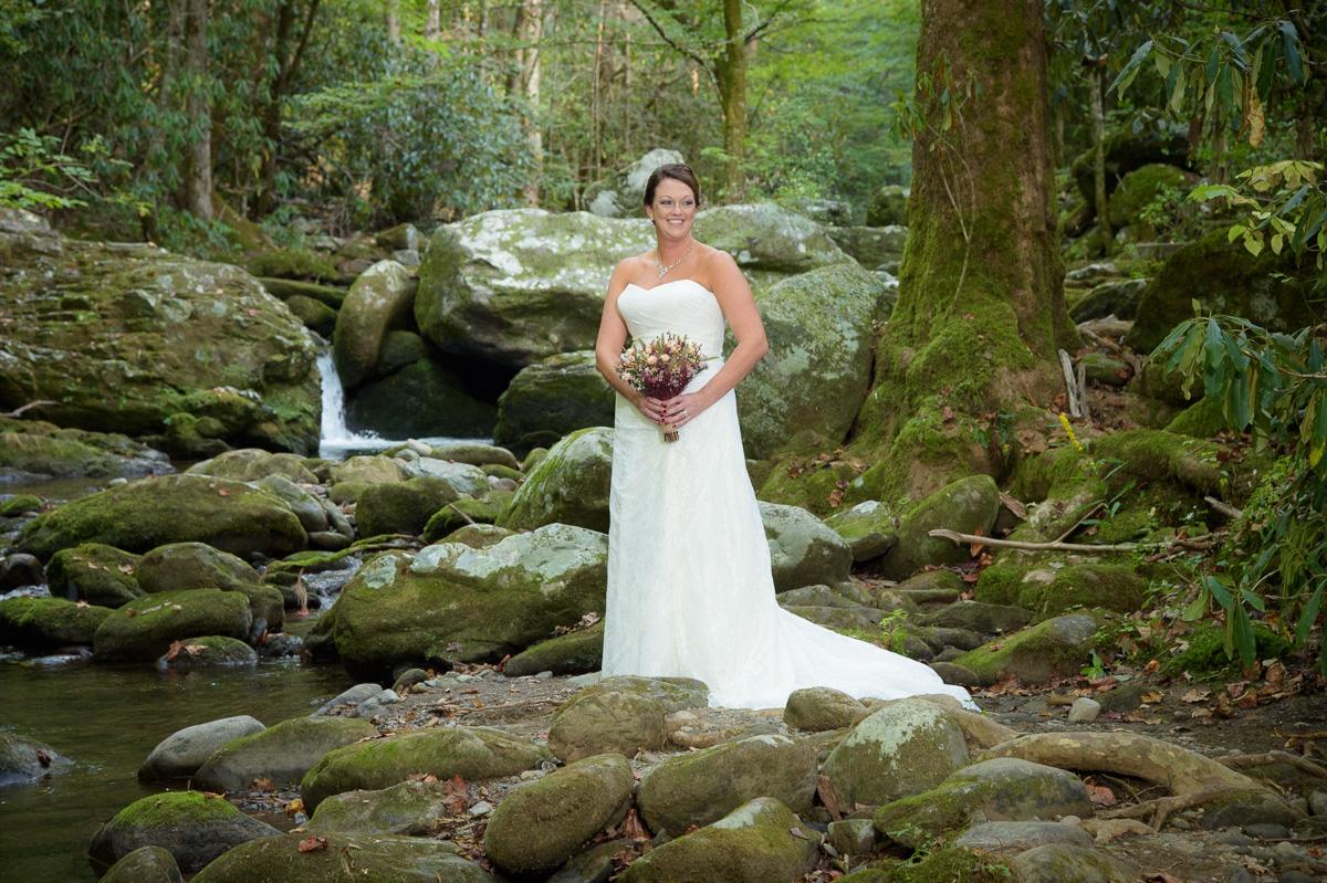 romantic elopement in The Smoky Mountains