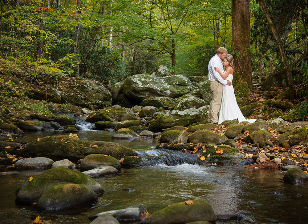 Ely's Mill wedding in gatlinburg, tennessee