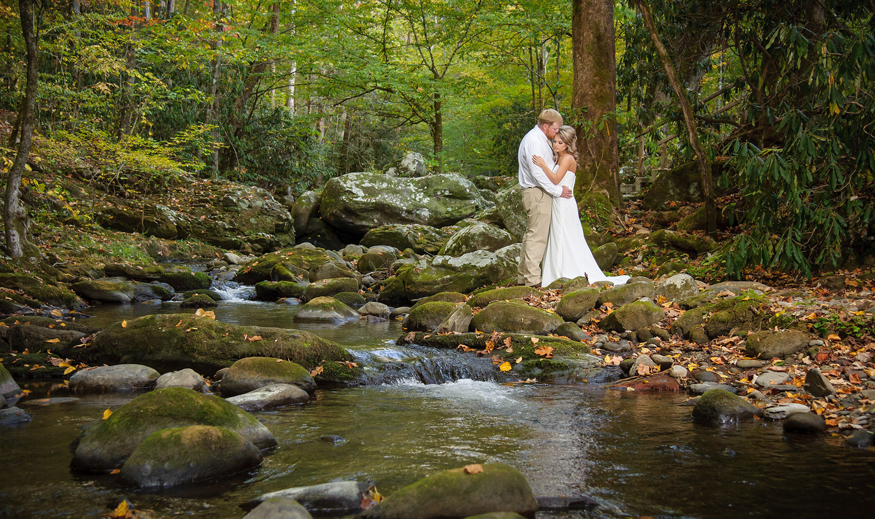 Gatlinburg wedding and Elopement packages at Ely's Mill Creek