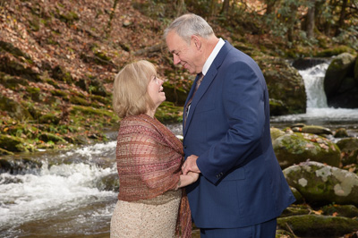 smoky mountain wedding for two