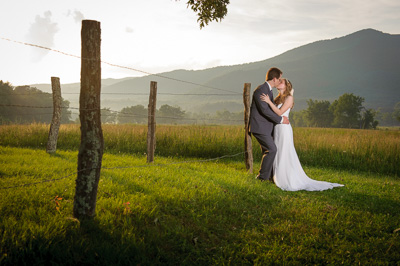 Intimate elopement in Cades Cove