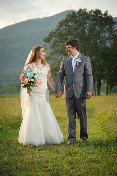 Intimate Gatlinburg elopement in Cades Cove