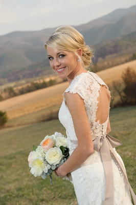 Cades Cove overlook elopement