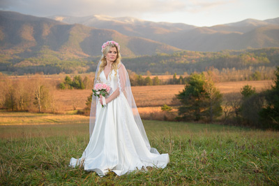 Smoky Mountain Cades Cove Wedding Ceremony