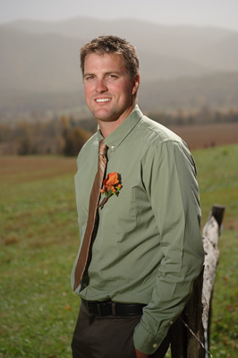 Outdoor elopement in Cades Cove