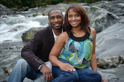 Engagement portrait in Gatlinburg