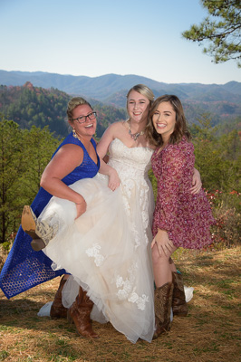 Outdoor Wedding on foothills parkway