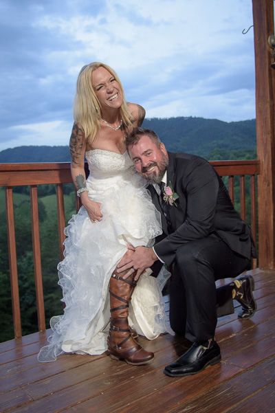 Cabin Wedding in gatlinburg