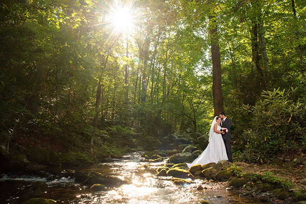 Wedding ceremony in Gatlinburg