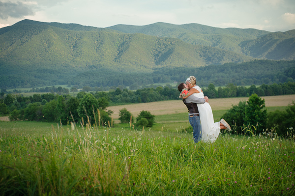 Wedding for two in Cades Cove