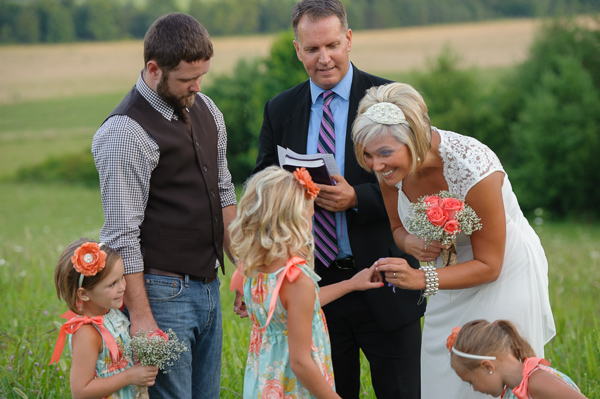 Small wedding in Cades Cove Smoky Mountains