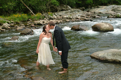 intimate Gatlinburg Wedding