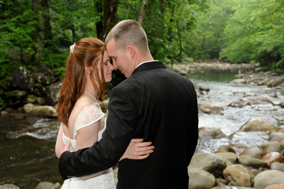 Intimate smoky Mountain Wedding