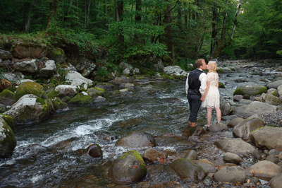 intimate Gatlinburg Wedding