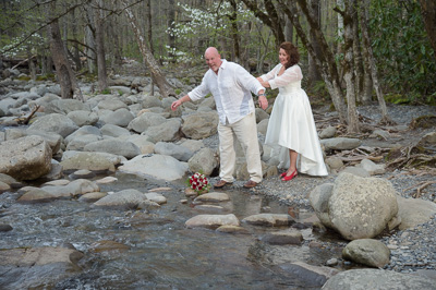 Outdoor wedding in Gatlinburg