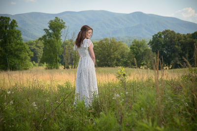 Cades Cove wedding in Historic church