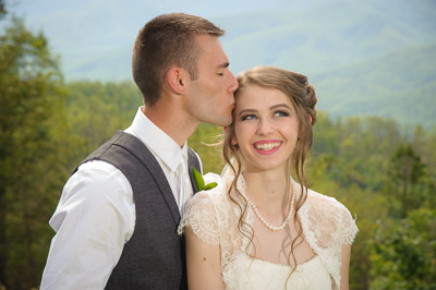 Outdoor wedding in Gatlinburg