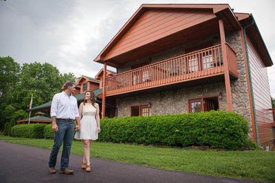 Outdoor wedding venue in Pigeon Forge