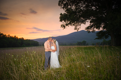 Cades Cove LeQuire Field Wedding