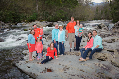 Gatlinburg family portrait