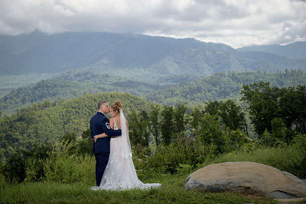Smoky Mountain overlook Wedding