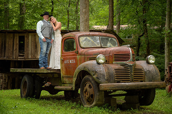 Smoky Mountain wedding at Ely's Mill