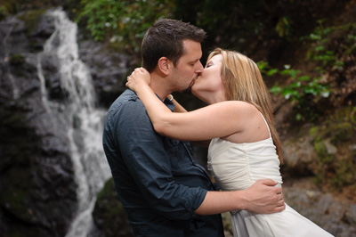 Smoky Mountain waterfall Wedding Ceremony