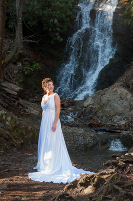 Smoky Mountain Waterfall Elopement