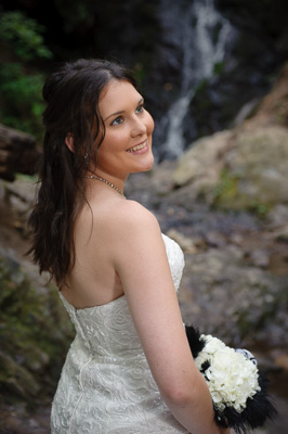 Waterfall Wedding near Gatlinburg